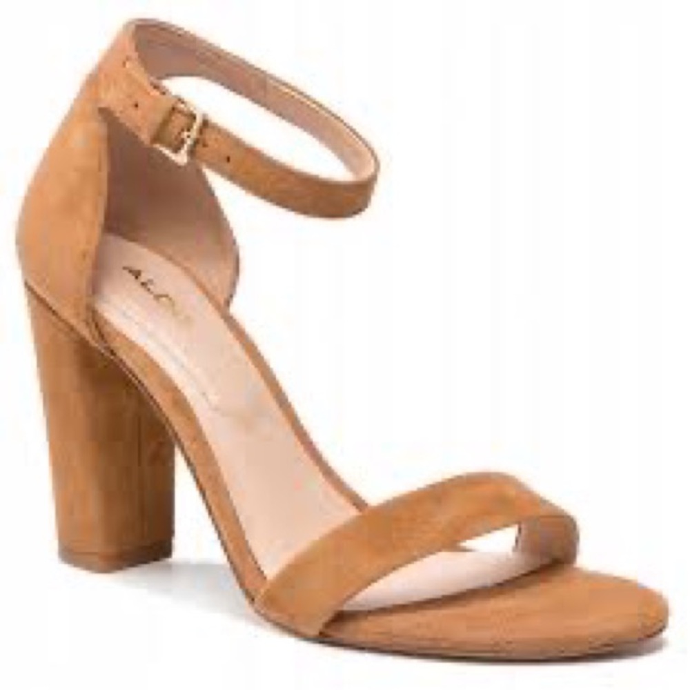 Aldo | Tan | Chunky Heel Sandals | 8.5